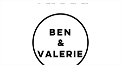 Desktop Screenshot of benandvalerie.com