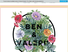 Tablet Screenshot of benandvalerie.com